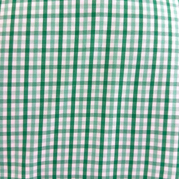 Talbots Fitted Shirt Size 12 Green Gingham Plaid NWOT - Picture 7 of 12